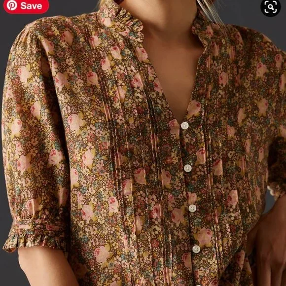 Trovata Eloise Pintuck Blouse - Picture 3 of 9